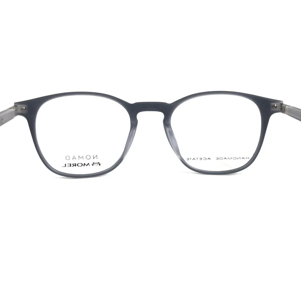 Morel Eyeglasses Frames NOMAD 3216S NN 030 Black Grey Square Horn Rim 49-20-140
